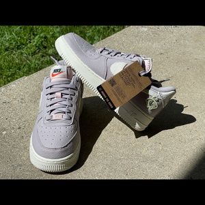 Nike Air Force 1 AF1 - Amethyst & Ivory - Butterfly & Caterpillar - Size 7.5